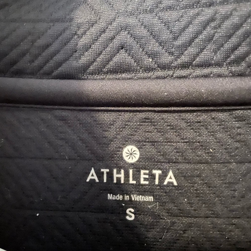 Athleta Jacquard Elevation Pullover Funnel Neck Sweatshirt - Picture 3 of 5